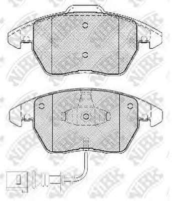 Комплект тормозных колодок, дисковый тормоз