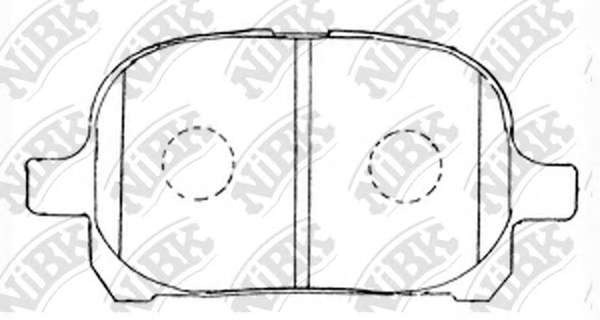 Комплект тормозных колодок, дисковый тормоз