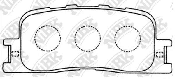 Комплект тормозных колодок, дисковый тормоз