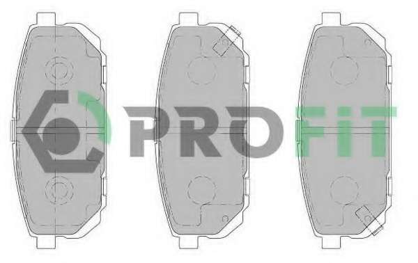 Комплект тормозных колодок, дисковый тормоз