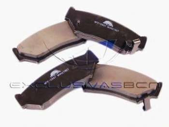 Комплект тормозных колодок, дисковый тормоз