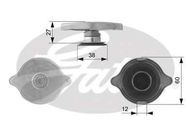 Крышка, резервуар охлаждающей жидкости