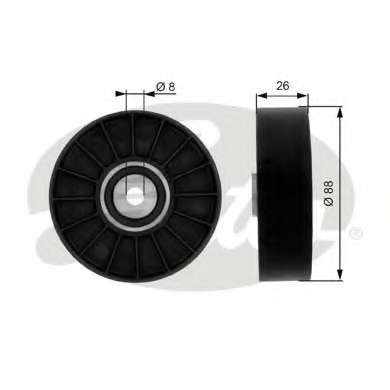 Паразитный / ведущий ролик, поликлиновой ремень