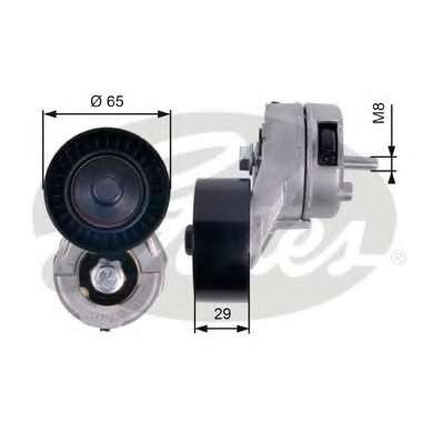 Натяжитель ремня, клиновой зубча