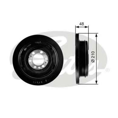 Ременный шкив, коленчатый вал