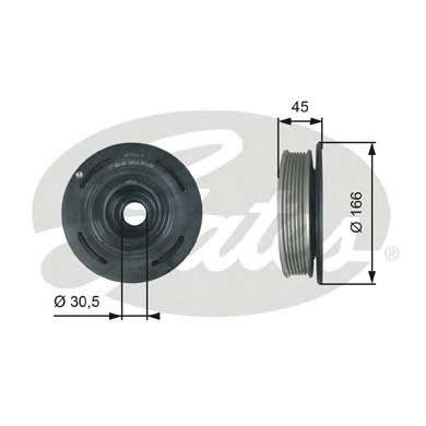 Амортизатор, поликлиновой ремень