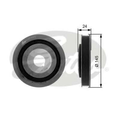 Ременный шкив, коленчатый вал