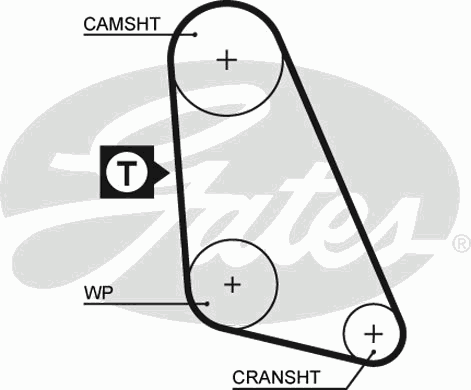 Ремiнь ГРМ 107#20