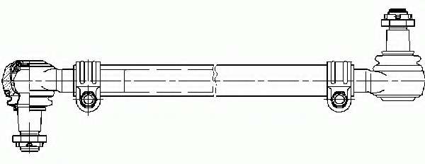 Продольная рулевая тяга