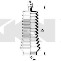 Пильовик рульового механізма