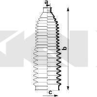 Пильовик рульового механізма