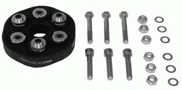 Шарнир, продольный вал