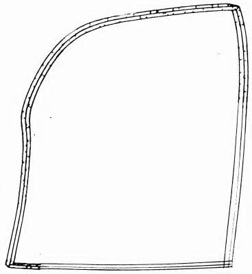 Прокладка, ветровое стекло