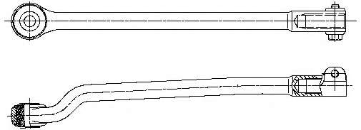 Поперечная рулевая тяга