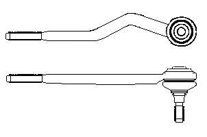 Наконечник поперечной рулевой тяги