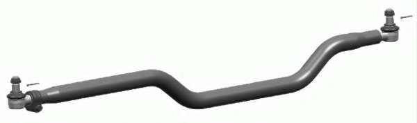 Поперечная рулевая тяга