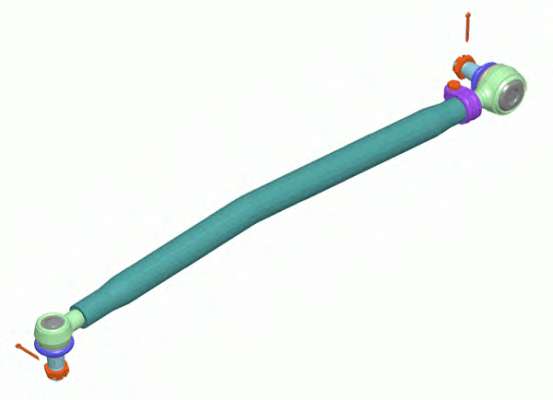 Продольная рулевая тяга