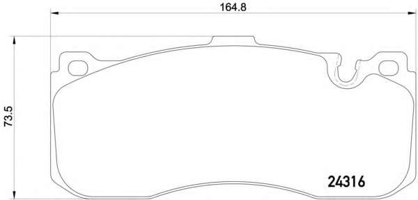 Гальмiвнi колодки дисковi Q+ переднi