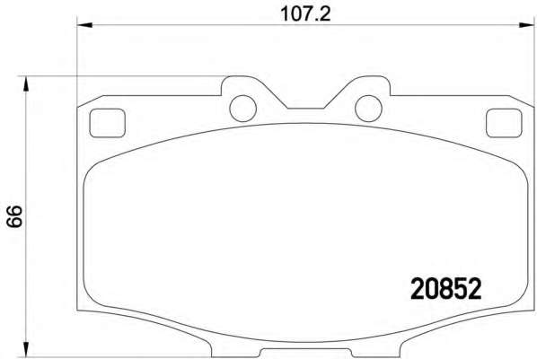 Гальмівні колодки дискові