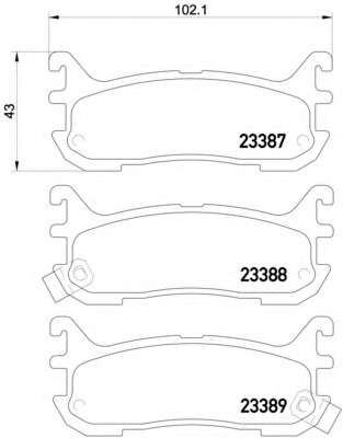 Гальмівні колодки дискові