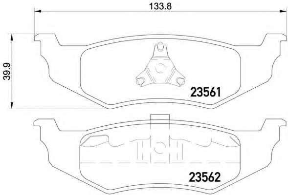Гальмівні колодки дискові