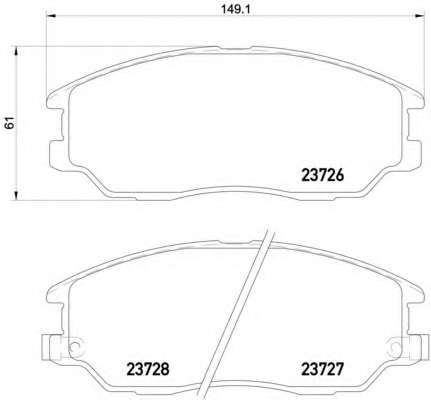 Гальмівні колодки дискові