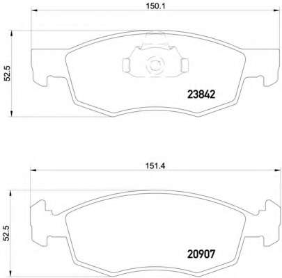 Гальмівні колодки дискові