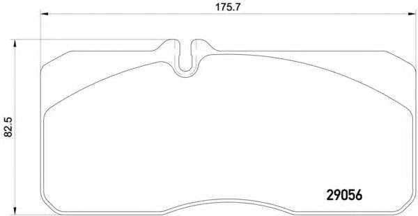 Комплект тормозных колодок, дисковый тормоз