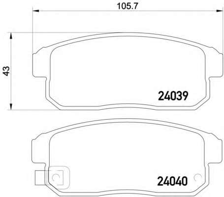 Гальмівні колодки дискові
