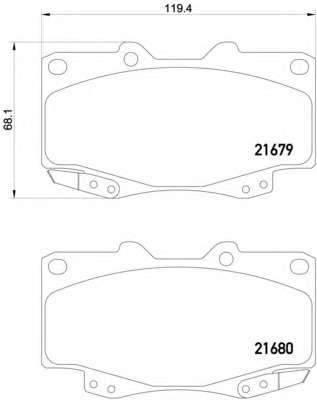 Гальмівні колодки дискові