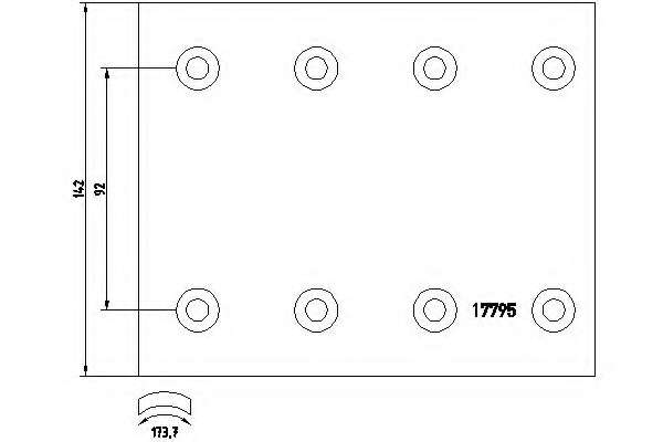 Тормозные колодки, барабанный тормоз