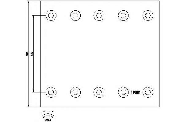 Тормозные колодки, барабанный тормоз