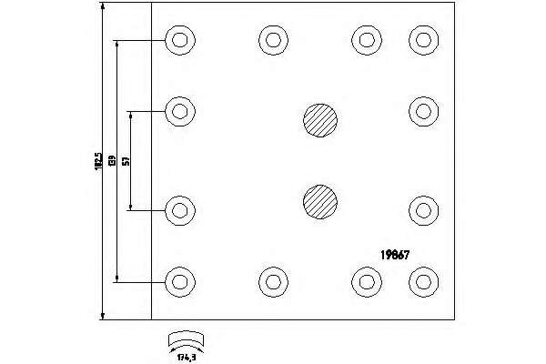 Тормозные колодки, барабанный тормоз