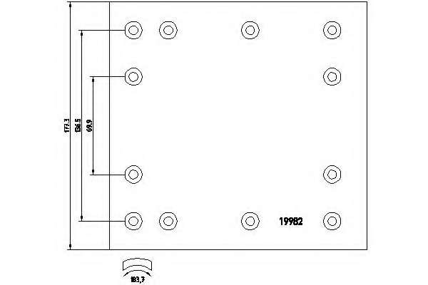 Тормозные колодки, барабанный тормоз