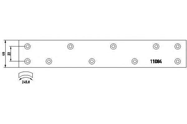Тормозные колодки, барабанный тормоз