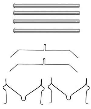Комплектующие, колодки дискового тормоза