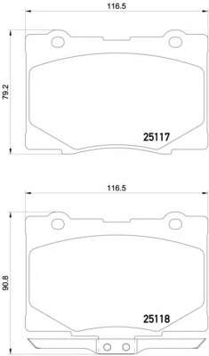 Гальмівні колодки дискові