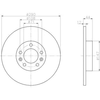 Диск гальмівний