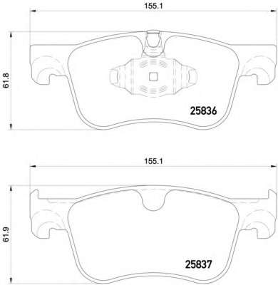 Гальмiвнi колодки дисковi