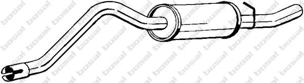 Глушитель выхлопных газов конечный