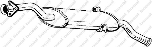 Глушитель выхлопных газов конечный
