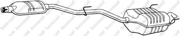 Глушитель выхлопных газов конечный