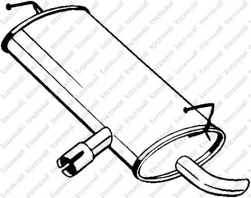 Глушник задній 145-203