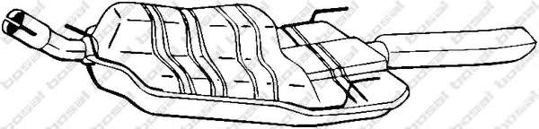 Глушитель выхлопных газов конечный