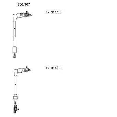 Комплект проводов зажигания