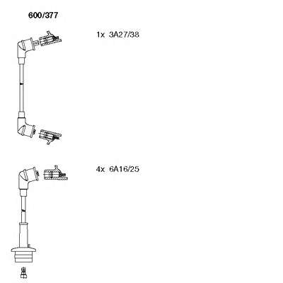 Комплект проводов зажигания