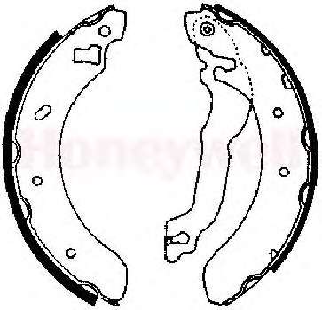 Комплект тормозных колодок