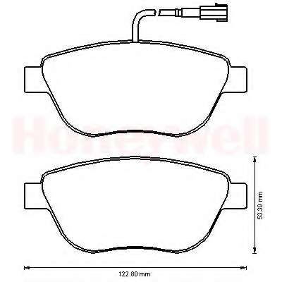 Комплект тормозных колодок, дисковый тормоз