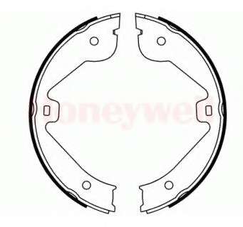 Комплект тормозных колодок, стояночная тормозная система