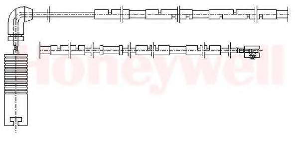 Сигнализатор, износ тормозных колодок
